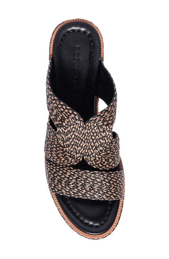 Shop Bernardo Footwear Kaian Wedge Sandal In Black Multi