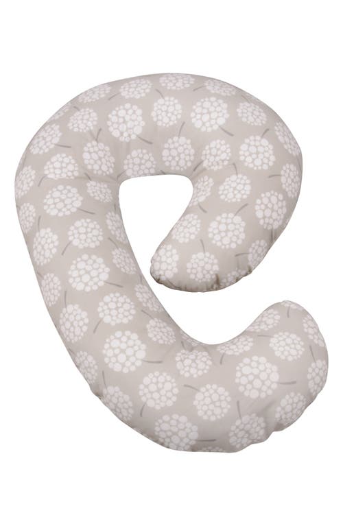 Leachco Mini Snoogle Chic Pregnancy Support Body Pillow in Dandelion Taupe at Nordstrom