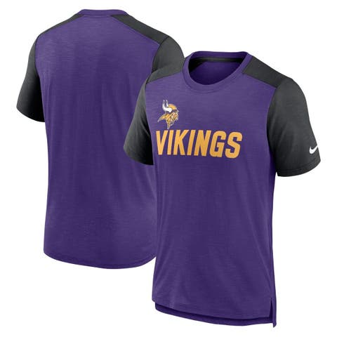 Men's Nike Heathered Purple/Heathered Black Minnesota Vikings Color ...