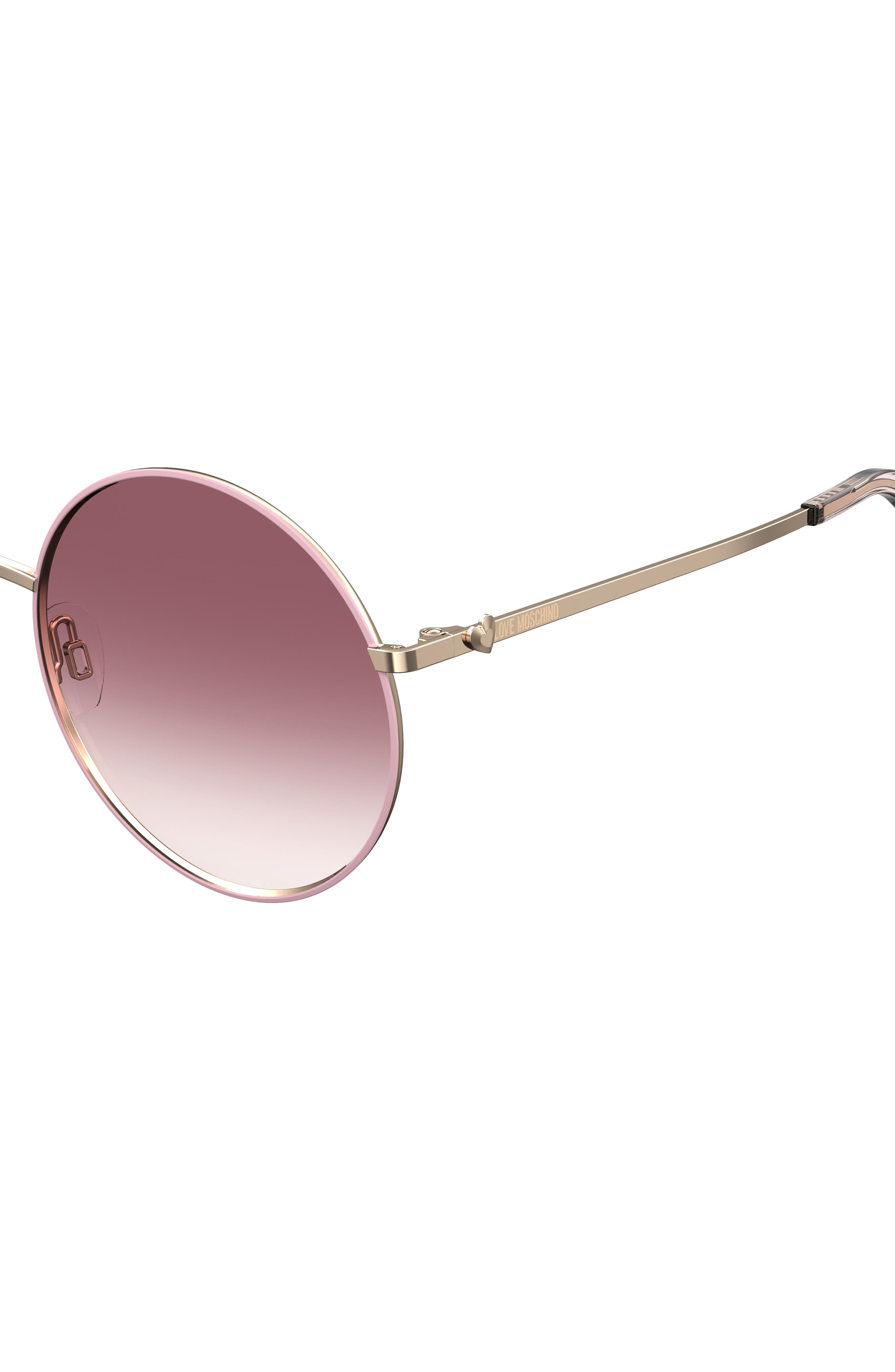 love moschino round sunglasses