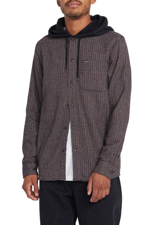 YYDGH Men's Full Zip Fleece Shirt Jackets Fleece Lined Button Down