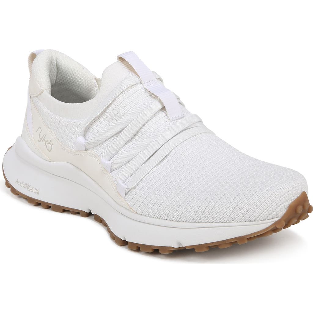 Ryka Jumpstart Lace Womens Fitness Workout Athletic And Training Shoes In White