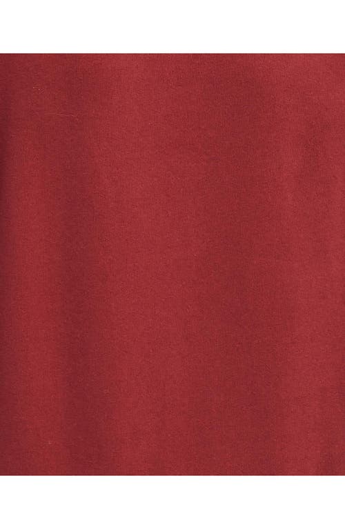 Shop Barbour Logo Graphic Cotton Blend Sweatshirt In Highland Red