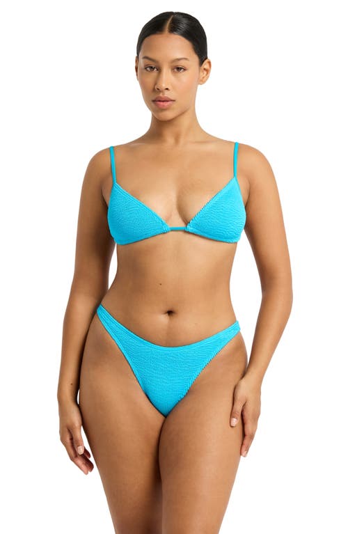 Shop Bondeye Bond-eye Sinner Bikini Bottoms In Cyan Recycled