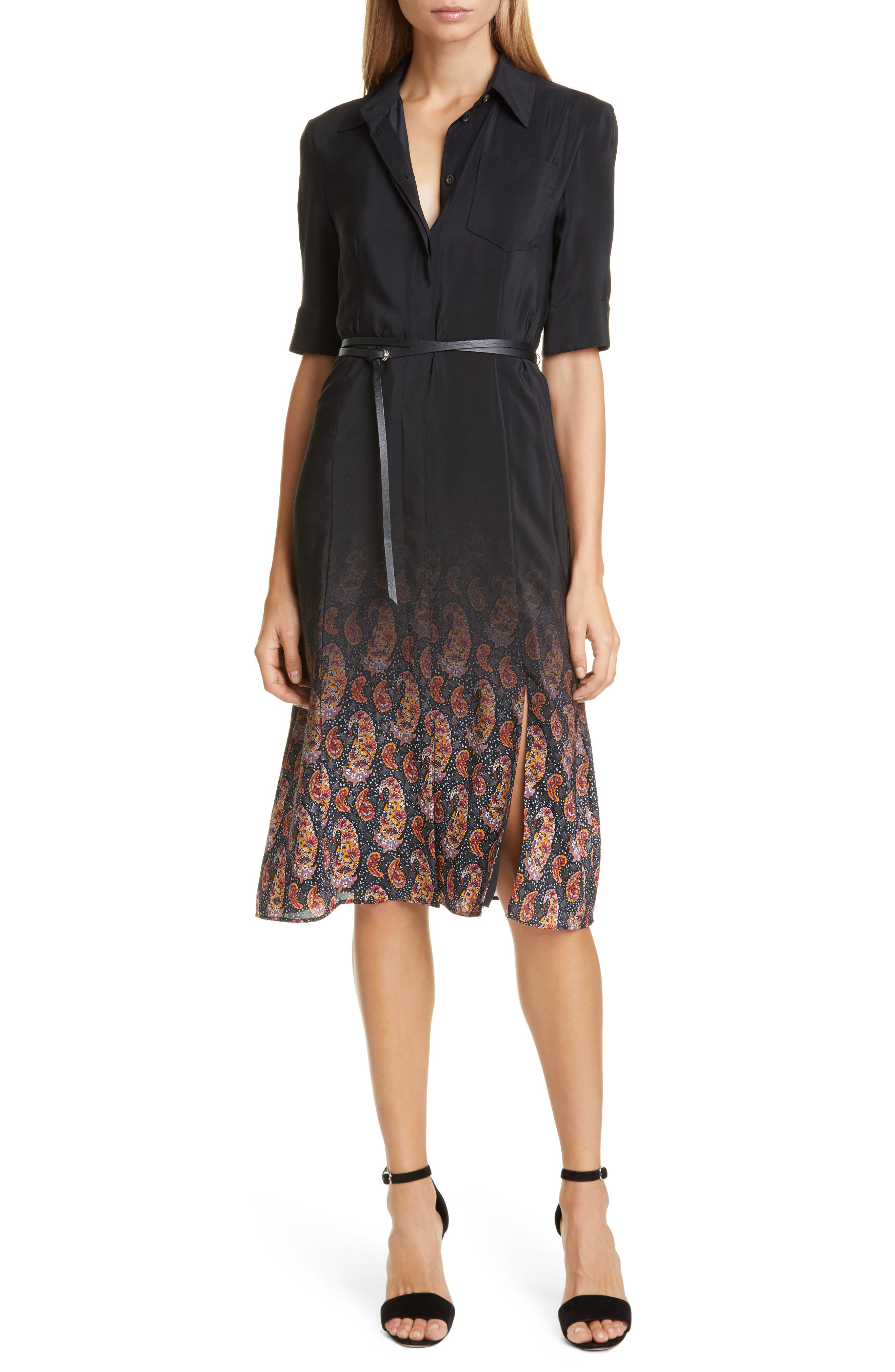Altuzarra Dresses Ombré Paisley Silk Shirtdress
