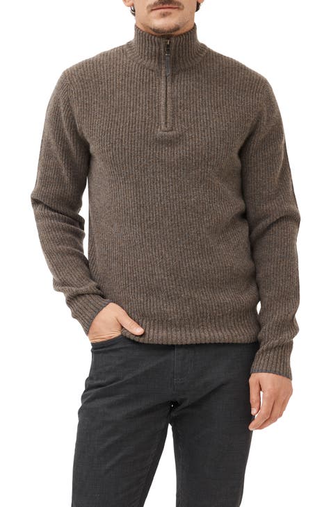 Men's Brown Quarter Zip Sweaters | Nordstrom