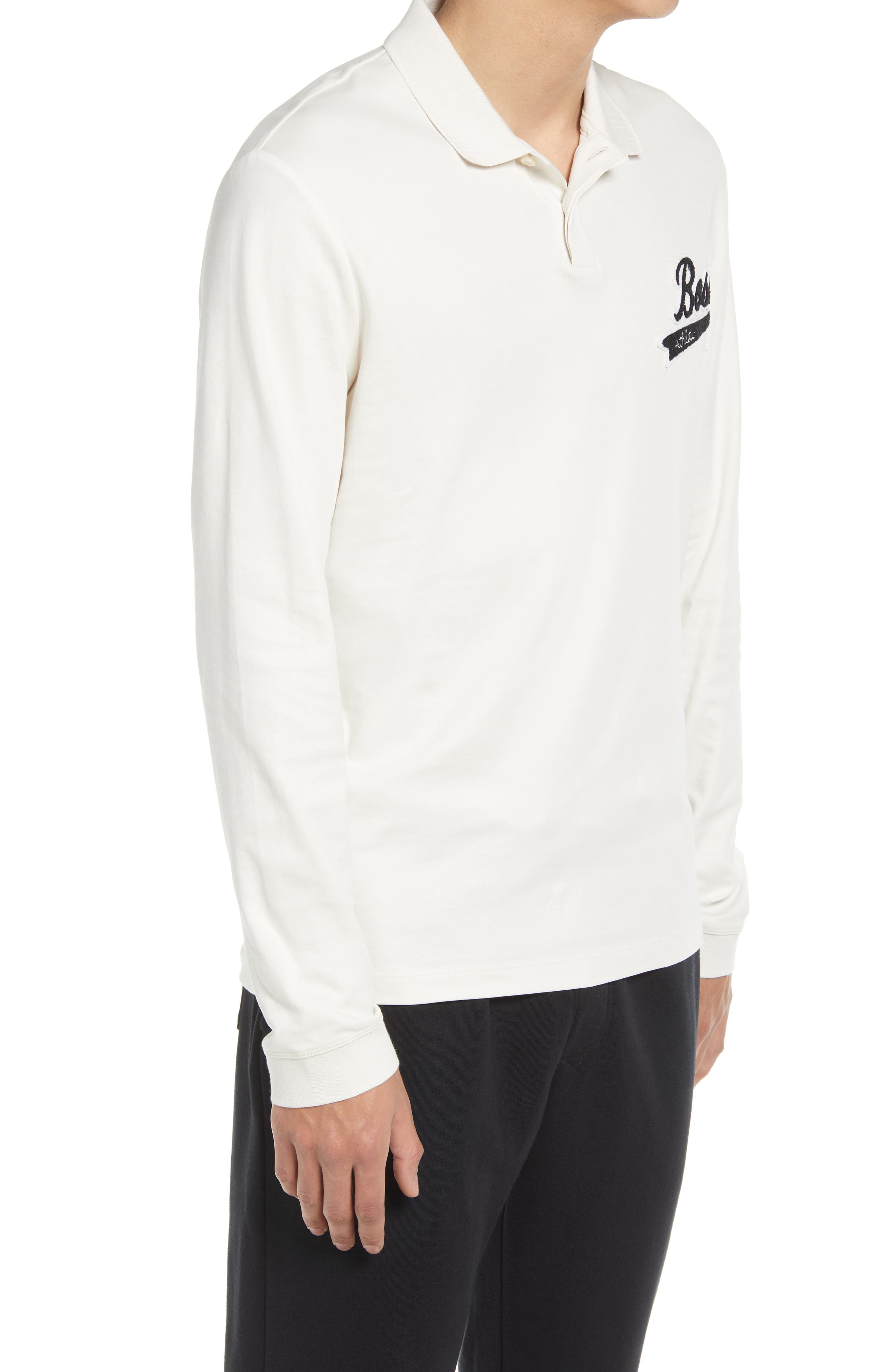 long sleeve athletic polo