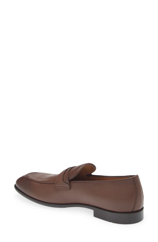 Shop Ferragamo Desio Loafer In Cocoa Brown New Biscotto