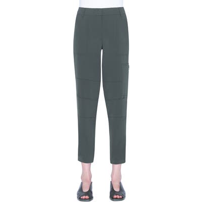 Akris Punto Florette Cargo Ankle Pants, Green