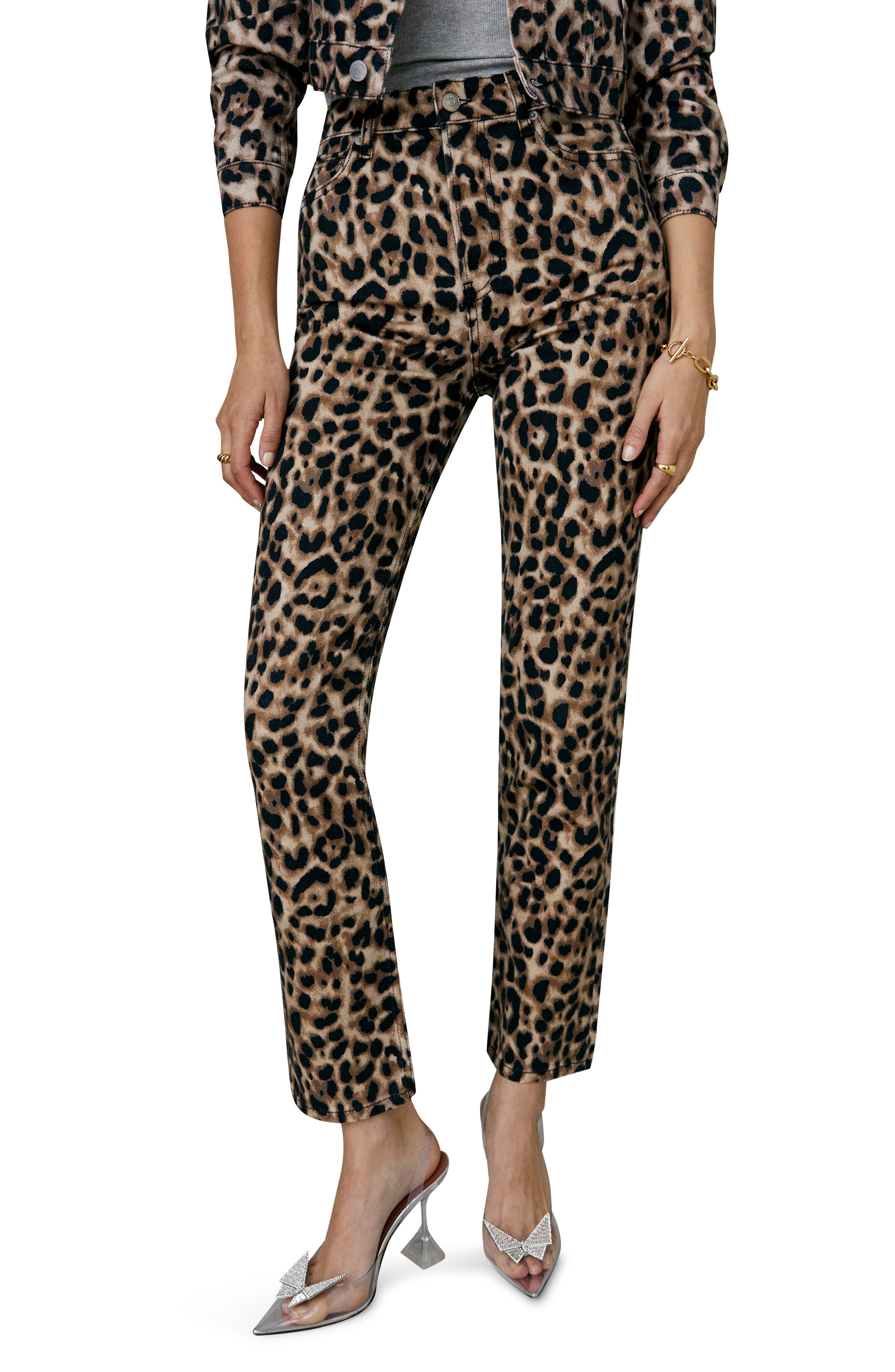 reformation leopard pants