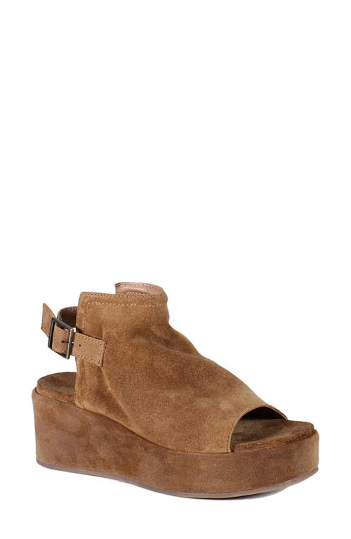 Diba True Jumpin Jive Platform Wedge Sandal Tan at Nordstrom,