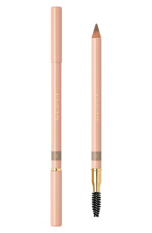 Gucci Crayon Définition Sourcils Powder Eyebrow Pencil in Gray Blond at Nordstrom