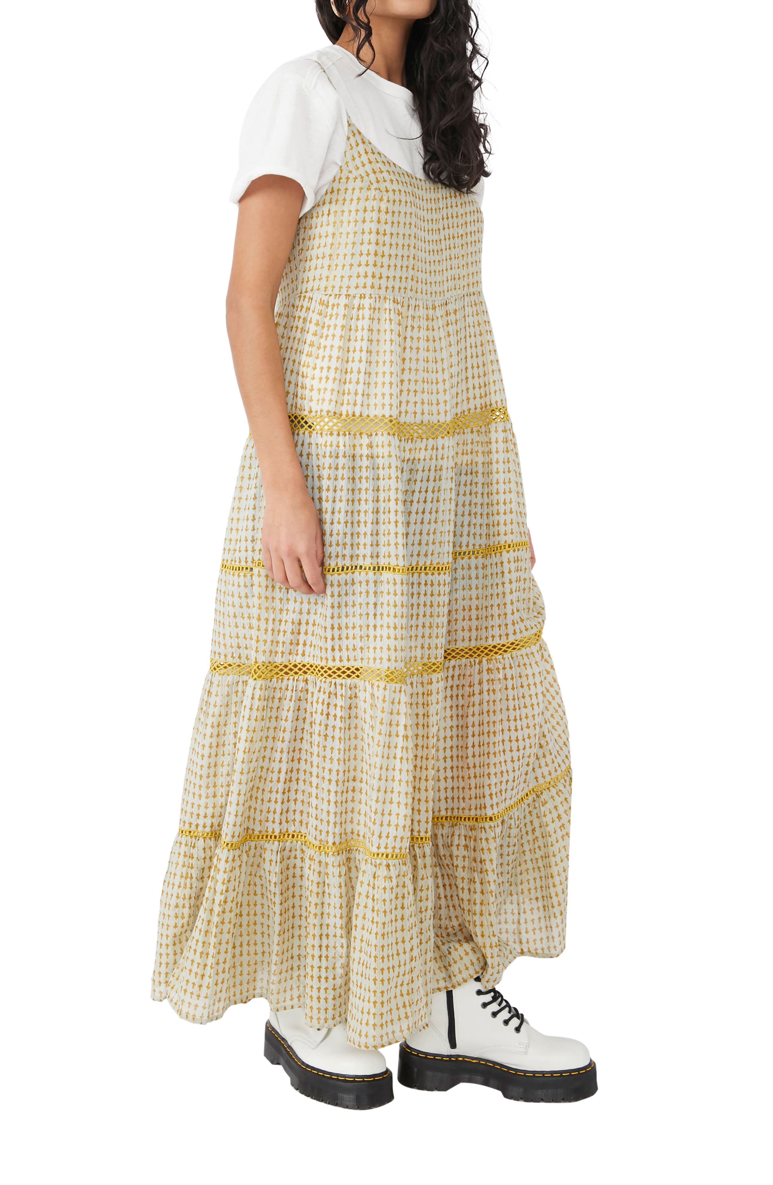 People Midnight Dance Maxi Slip Dress 