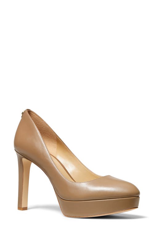MICHAEL Michael Kors Chantal Platform Pump in Cashew at Nordstrom, Size 9.5