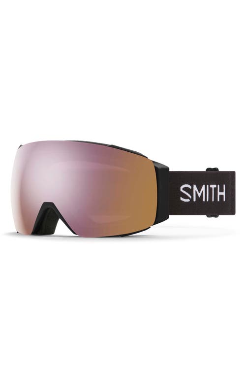 Smith I/o Mag™ 154mm Snow Goggles In Black/chromapop Rose Gold