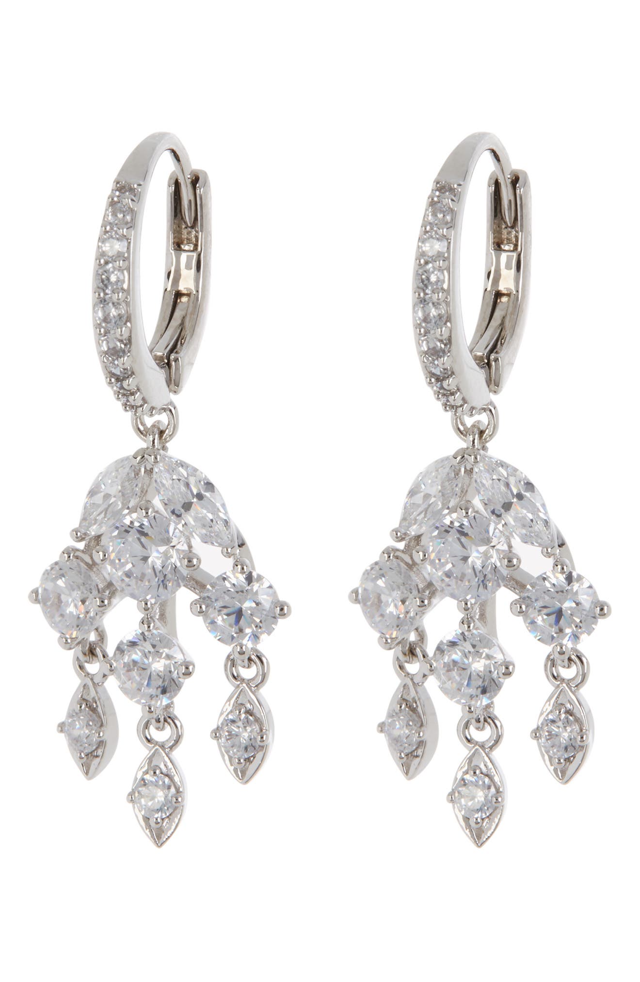 Teardrop Chandelier Badgley Mischka Earrings Chandelier Badgley