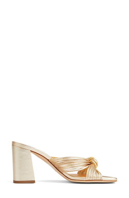 Shop Lk Bennett Coletta Block Heel Sandal In Gold