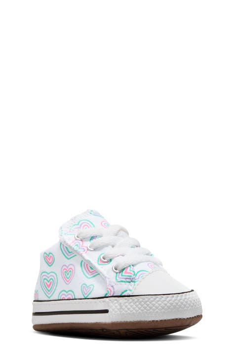 Baby girl converse pram shoes best sale