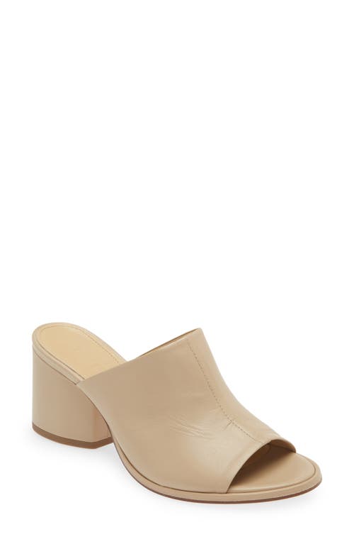 aeyde Amanda Slide Sandal in Latte
