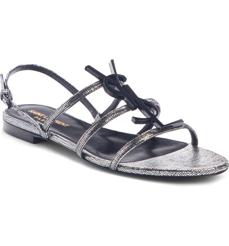 Saint Laurent Cassandra Logo Sandal (Women) | Nordstrom