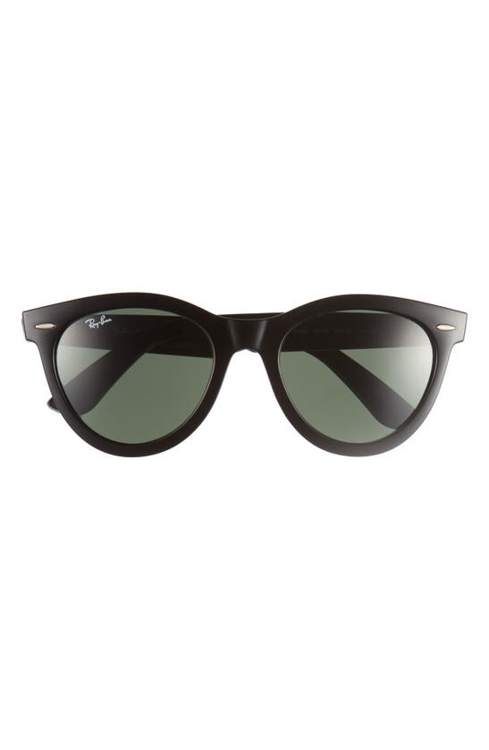 Shop Ray Ban Wayfarer Way 54mm Oval Sunglasses In Black