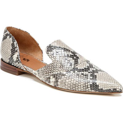 Sarto By Franco Sarto Toby Pointed Toe Flat- Beige