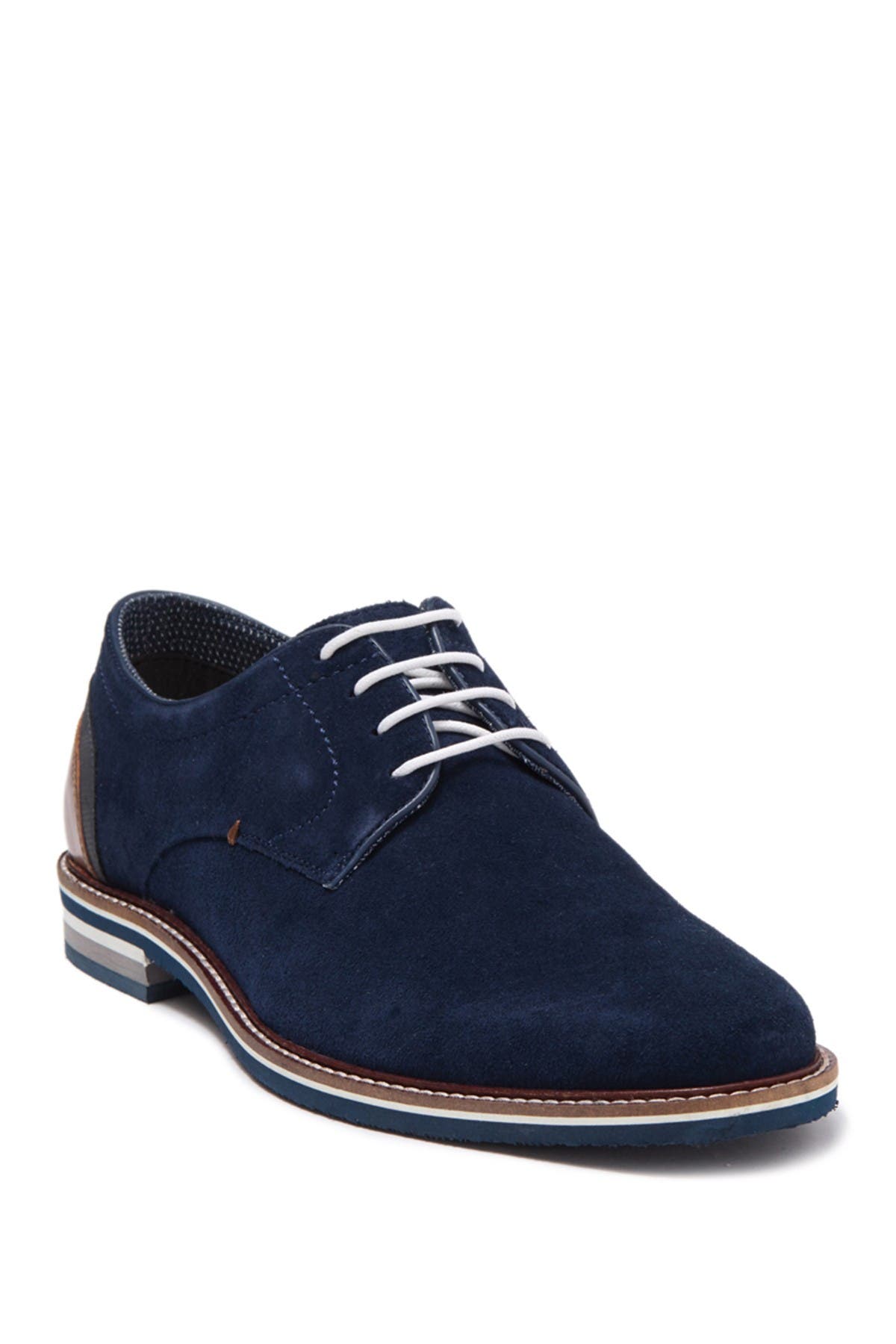 Palatino Suede Plain Toe Derby 