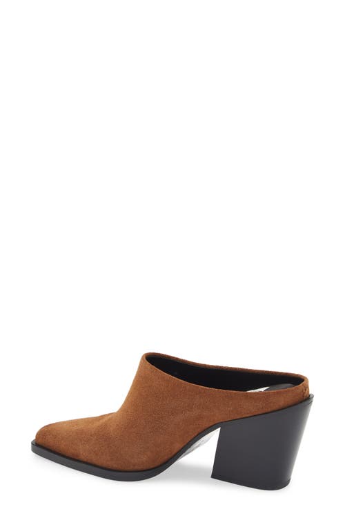 Rag & Bone Joni Suede Western Mules In Brown Suede