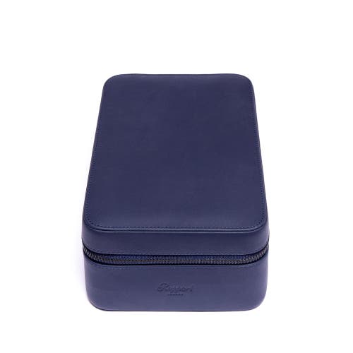 Shop Rapport London Hyde Park Four Zip Case In Navy