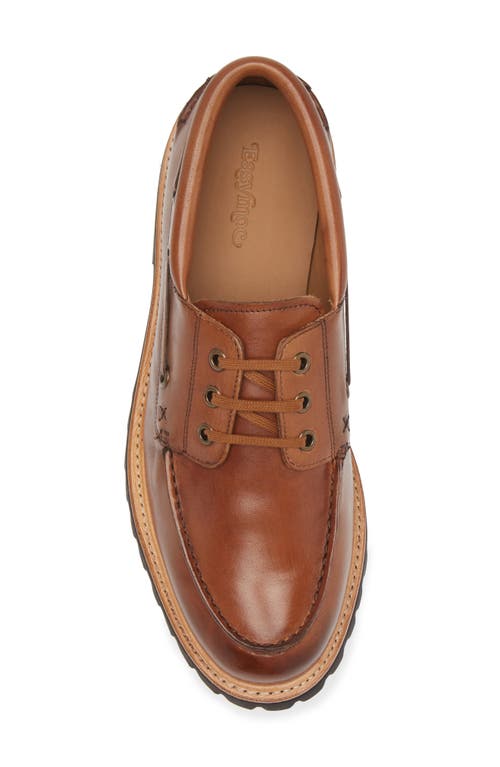 Shop Easymoc Rockland Moc Toe Boat Shoe In Tan