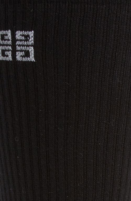 Shop Givenchy 4g Logo Socks In Black