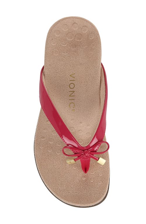 Shop Vionic Bella Ii Flip Flop In Viva Magenta