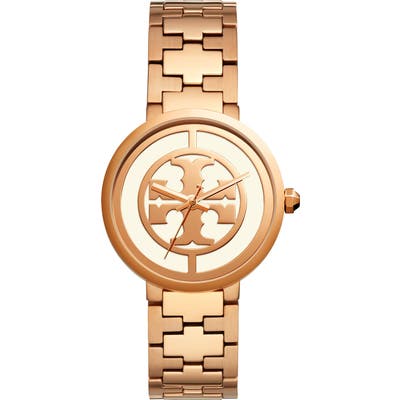 Tory Burch Reva Logo Dial Bracelet Watch,