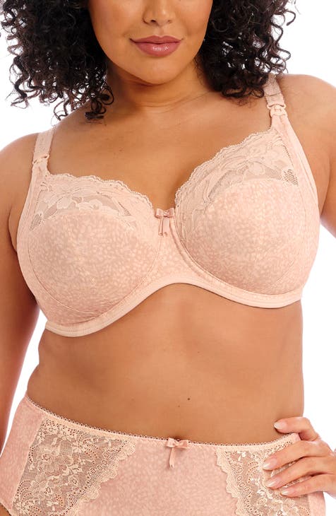 Elomi Women's Plus Size Lyndsey Underwire Banded Bra, Iris, 36E at