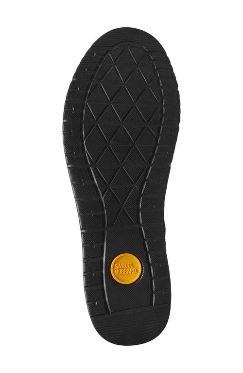 Samuel Hubbard Marin Slip-on Sneaker In Black Nubuck