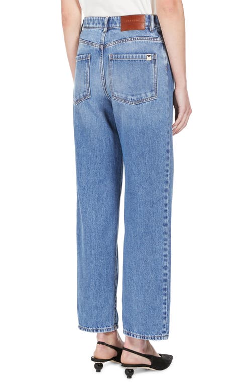 Shop Weekend Max Mara Loris Ankle Jeans In Navy