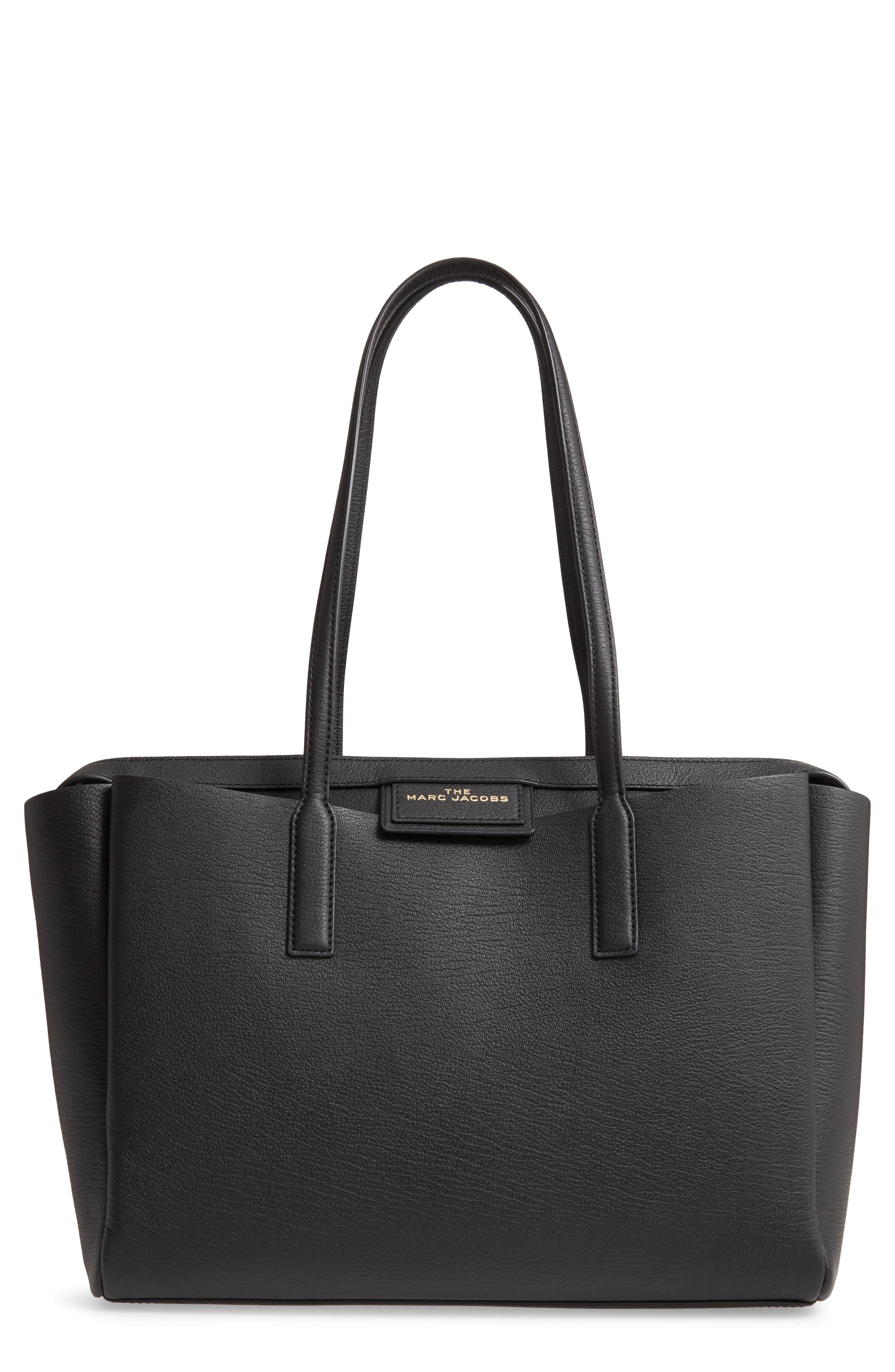 marc jacobs leather tote bag