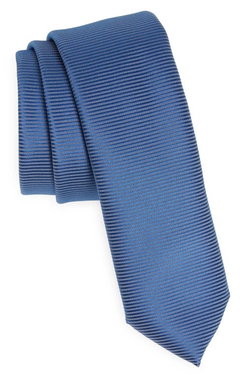 Recycled Polyester Tie in Light Blue