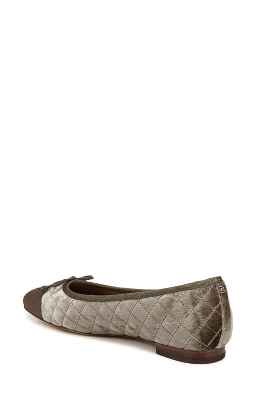Sam Edelman Marilyn Cap Toe Ballet Flat In Green