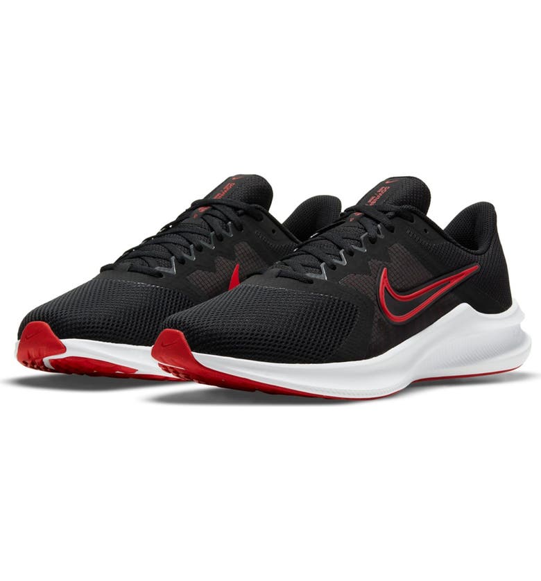 NIKE Downshifter 11 Running Sneaker, Main, color, 005 BLACK/UNVRED