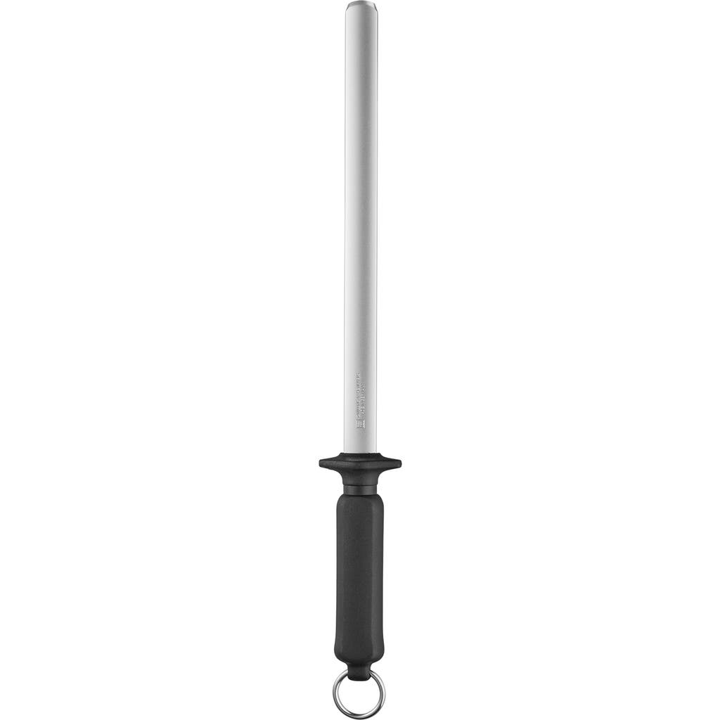 Zwilling 10-inch Diamond Sharpening Steel In Black