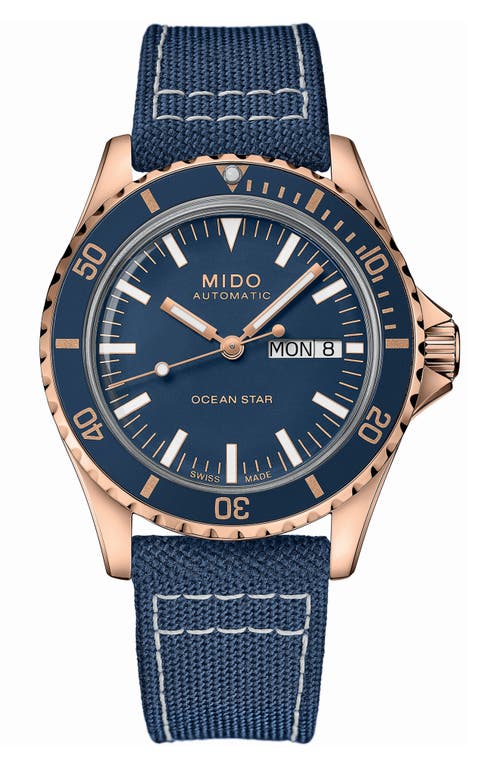 MIDO Ocean Star Tribute Automatic Textile Strap Watch