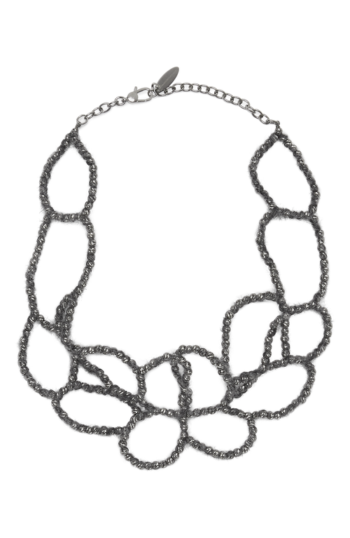 Shop Brunello Cucinelli Ramage Choker In Silver