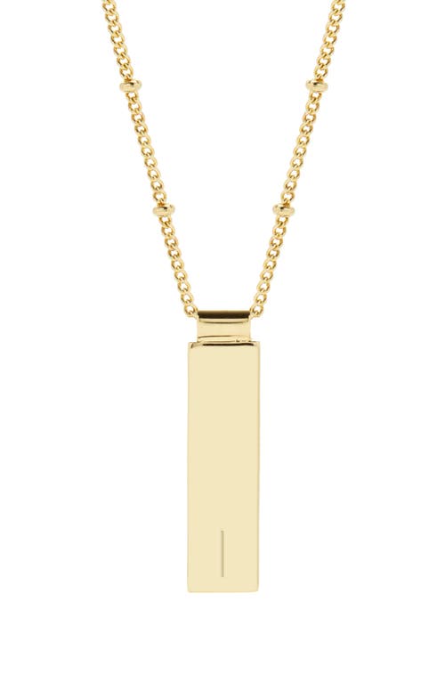 Maisie Initial Pendant Necklace in Gold I