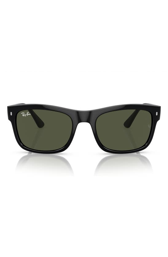 Shop Ray Ban Ray-ban 56mm Square In Black