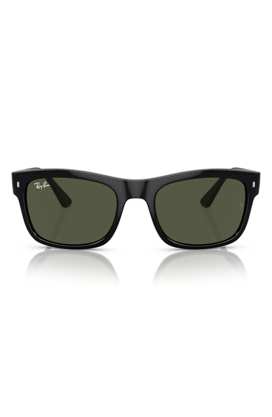 Ray Ban Ray-ban Square Sunglasses, 56mm In Black
