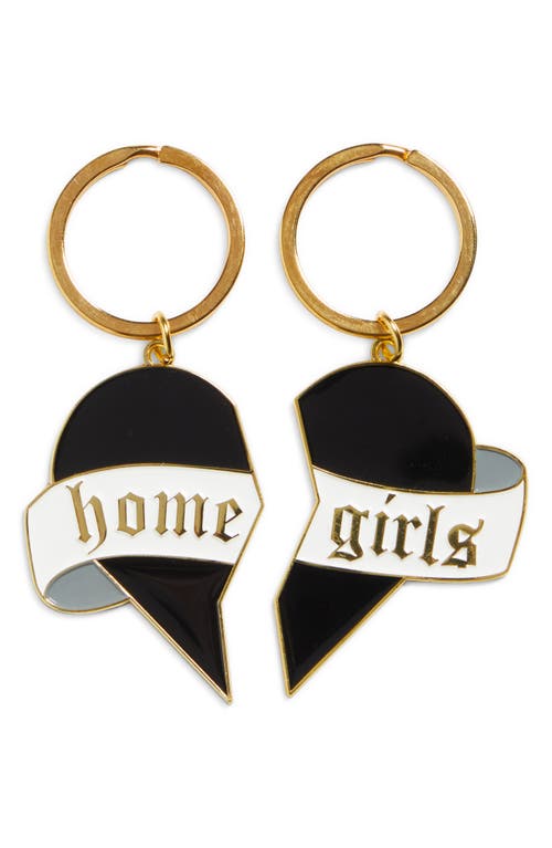 Homegirls Key Chain Set in Gold