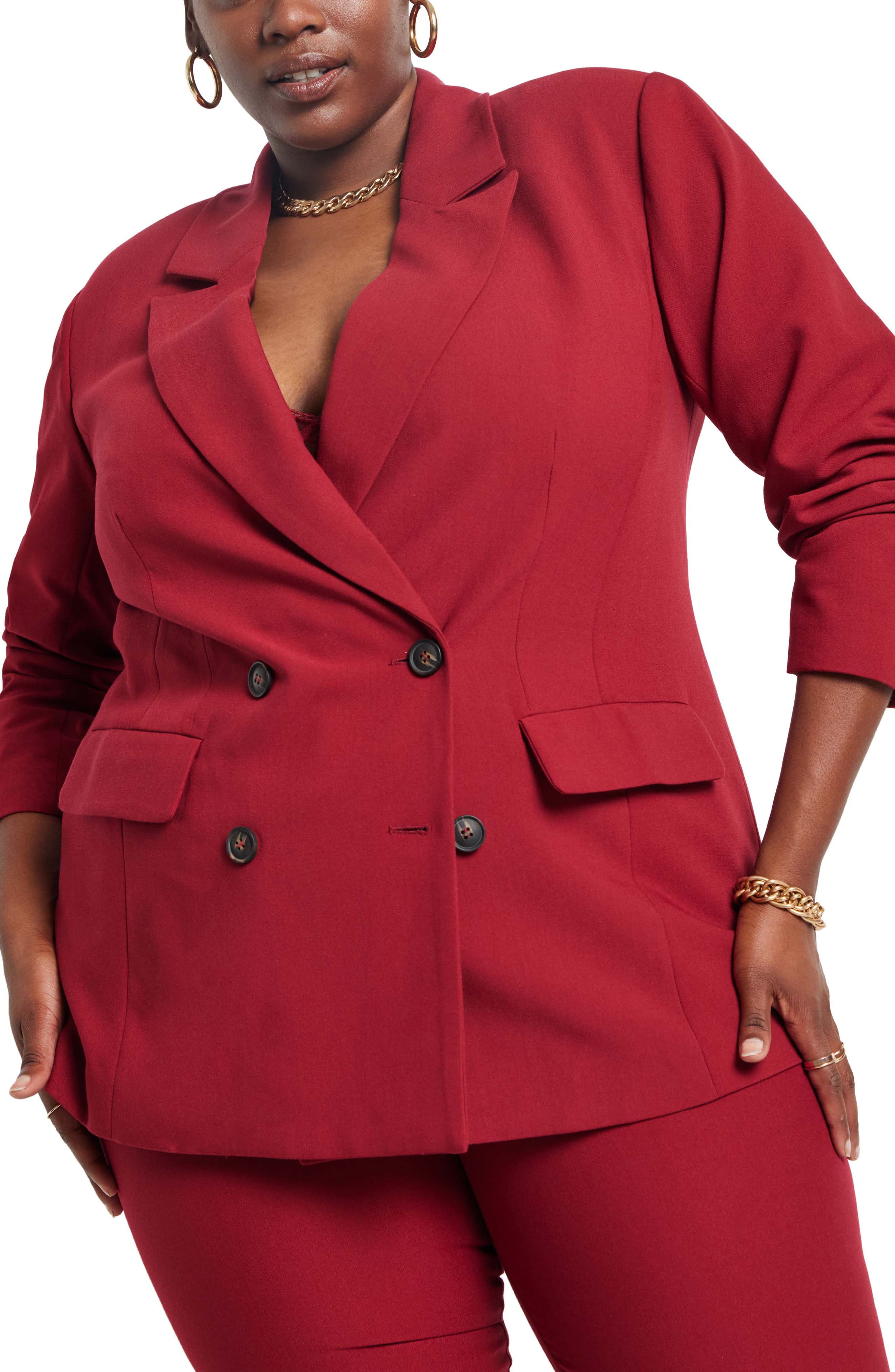 nordstrom double breasted blazer