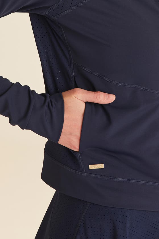 Shop Alala Ace Jacket In Navy