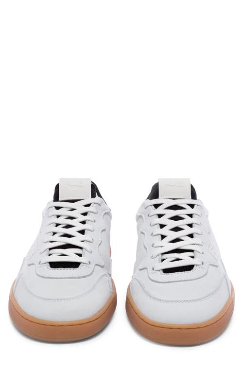 P448 Yam Low Top Sneaker In White-nero